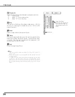 Предварительный просмотр 36 страницы Sanyo PLC-SW35 Owner'S Manual