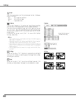 Предварительный просмотр 40 страницы Sanyo PLC-SW35 Owner'S Manual