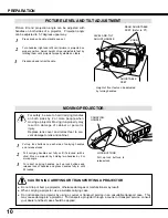 Preview for 10 page of Sanyo PLC-UF15 Owner'S Manual