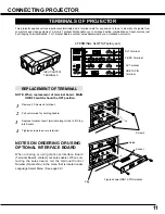 Preview for 11 page of Sanyo PLC-UF15 Owner'S Manual