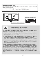 Preview for 8 page of Sanyo PLC-UF15 Service Manual