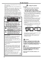 Preview for 4 page of Sanyo PLC-WK2500 Owner'S Manual