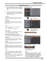 Preview for 33 page of Sanyo PLC-WK2500 Owner'S Manual