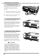 Preview for 60 page of Sanyo PLC-WK2500 Owner'S Manual