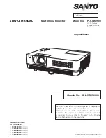 Sanyo PLC-WK2500 Service Manual preview