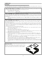 Предварительный просмотр 61 страницы Sanyo PLC-WK2500 Service Manual