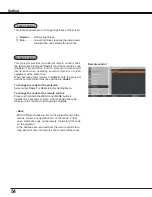 Preview for 54 page of Sanyo PLC-WL2500 Owner'S Manual