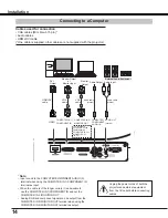 Предварительный просмотр 14 страницы Sanyo PLC-WL2500A Owner'S Manual