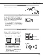 Предварительный просмотр 23 страницы Sanyo PLC-WL2500A Owner'S Manual