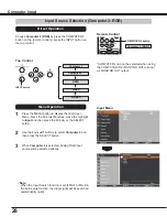 Предварительный просмотр 28 страницы Sanyo PLC-WL2500A Owner'S Manual