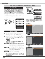 Предварительный просмотр 38 страницы Sanyo PLC-WL2500A Owner'S Manual