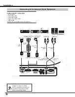 Предварительный просмотр 16 страницы Sanyo PLC-WL2501 Owner'S Manual