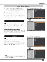 Preview for 39 page of Sanyo PLC-WL2501 Owner'S Manual