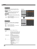 Preview for 46 page of Sanyo PLC-WL2503 Owner'S Manual