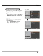 Preview for 47 page of Sanyo PLC-WL2503 Owner'S Manual