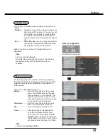 Preview for 51 page of Sanyo PLC-WL2503 Owner'S Manual