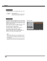 Preview for 54 page of Sanyo PLC-WL2503 Owner'S Manual