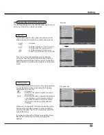 Preview for 55 page of Sanyo PLC-WL2503 Owner'S Manual