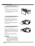 Preview for 62 page of Sanyo PLC-WL2503 Owner'S Manual