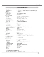 Preview for 73 page of Sanyo PLC-WL2503 Owner'S Manual