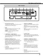 Preview for 9 page of Sanyo PLC-WL2503A Owner'S Manual