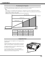 Preview for 13 page of Sanyo PLC-WL2503A Owner'S Manual