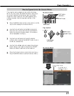 Preview for 21 page of Sanyo PLC-WL2503A Owner'S Manual