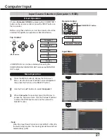 Preview for 27 page of Sanyo PLC-WL2503A Owner'S Manual