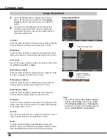 Preview for 34 page of Sanyo PLC-WL2503A Owner'S Manual