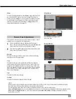 Preview for 35 page of Sanyo PLC-WL2503A Owner'S Manual