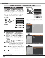 Preview for 38 page of Sanyo PLC-WL2503A Owner'S Manual