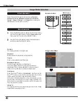 Preview for 40 page of Sanyo PLC-WL2503A Owner'S Manual