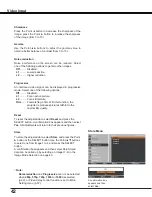 Preview for 42 page of Sanyo PLC-WL2503A Owner'S Manual