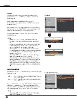 Preview for 48 page of Sanyo PLC-WL2503A Owner'S Manual