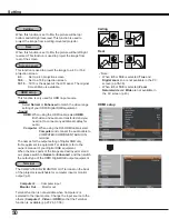 Preview for 50 page of Sanyo PLC-WL2503A Owner'S Manual