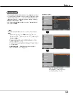 Preview for 53 page of Sanyo PLC-WL2503A Owner'S Manual