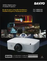 Sanyo PLC-WM4500 Brochure preview