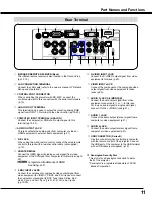 Preview for 11 page of Sanyo PLC-WM4500 Owner'S Manual