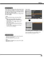 Preview for 63 page of Sanyo PLC-WM4500 Owner'S Manual