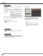 Preview for 64 page of Sanyo PLC-WM4500 Owner'S Manual