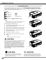 Preview for 68 page of Sanyo PLC-WM4500 Owner'S Manual