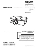 Sanyo PLC-WM5500 Service Manual preview