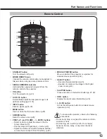 Preview for 13 page of Sanyo PLC WM5500L Owner'S Manual