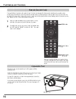 Preview for 16 page of Sanyo PLC WM5500L Owner'S Manual