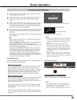 Предварительный просмотр 23 страницы Sanyo PLC WM5500L Owner'S Manual