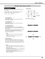 Preview for 27 page of Sanyo PLC WM5500L Owner'S Manual