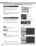 Preview for 28 page of Sanyo PLC WM5500L Owner'S Manual