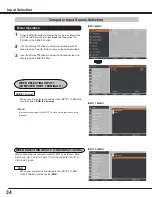 Preview for 34 page of Sanyo PLC WM5500L Owner'S Manual