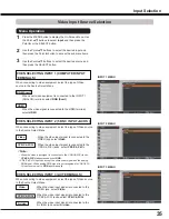 Preview for 35 page of Sanyo PLC WM5500L Owner'S Manual