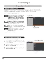 Preview for 36 page of Sanyo PLC WM5500L Owner'S Manual